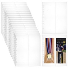 20PCS Award Ribbon Organizer for 4.2×12.2inch Ribbons Clear Plastic Photo Car…