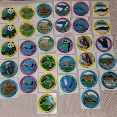 Vintage 1994 Special Expressions Endangered Species 32 Stickers Panda Seal Frog