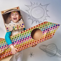 2340 Pack Holographic Star Stickers, 0.6in Reward Stickers for Kids