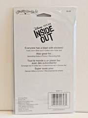 New open pkg Inside Out foam Stickers – 1 Sheet 11 Stickers – Disney Pixar Am Gr
