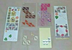 Large Mixed Lot Scrapbook Corners, Edges, Pict. Frames Partial Sheets (Lot #7)
