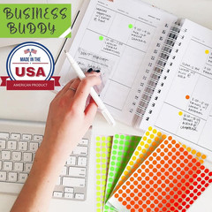 Small Sticker Dots ¼” Inch 8Mm (5/16) – 2700 Pack, Color Labels in Blue