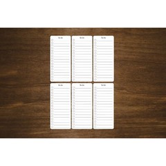 To Do List Stickers | Small Note Stickers for Planners | 6 Stickers Per Sheet