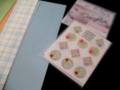 Creative Memories Soft Touch Photo Mounting Paper BABY, stickers vellum-Title