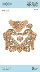 Spellbinders Metal Craft Die PEACE ON EARTH S4-1009