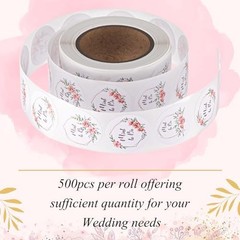 Colarr 500 Pcs 1 Inch Mint to Be Label Stickers Wedding Party Favors Labels Roun
