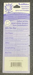 SMILEMAKERS Sticker Glitter Multicolor Smiles (360 stickers)