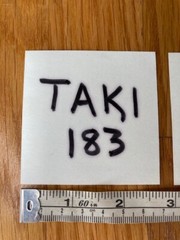 Taki 183 Set of 2 Stickers Graffiti Tag New York Original Art In The Streets NYC