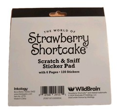 2024 Strawberry Shortcake Retro 120 Scratch & Sniff Sticker Pad 6 Pages 🆕🆓Ship