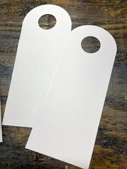 250 Blank Door Hangars Make Your Own! 4”x10”. 2 Per Sheet Then Cut In Half!!
