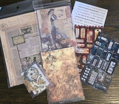 100+ Pc Junk Journal Bundle Nature Birds Rustic Vtg Scrapbook Paper Stickers Lot