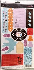 SEI Lovebirds Die Cuts & Tags Journaling Glitter Accents 2 Sheets 6×12″ 2009 NOS