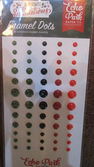 Echo Park Enamel Dots Stickers Lot X4