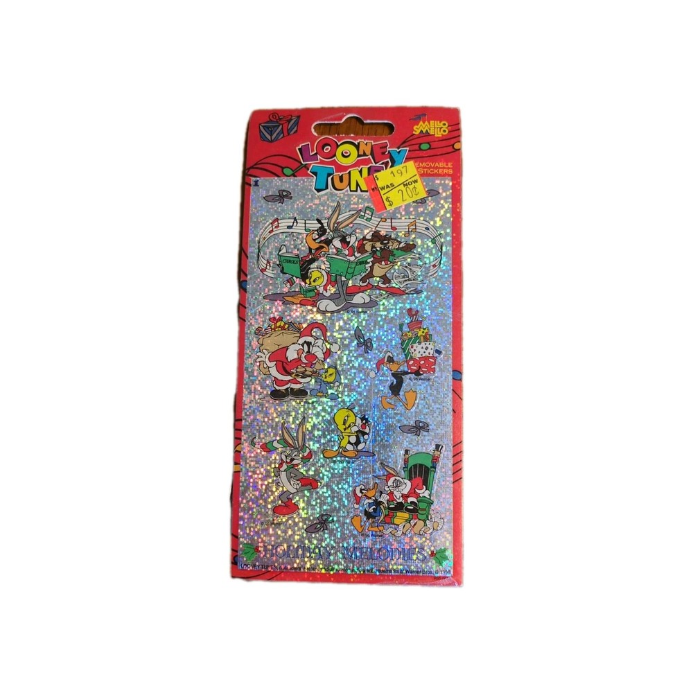 Vintage Mello Smello Christmas Looney Tunes 95 Walmart Reflective Prism