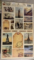 Travel Scrapbooking Sticker 3 Pc Lot Alaska Vintage Cuts Martha Stewart Labels