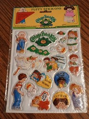 Vintage 80’s Cabbage Patch Kids Puffy Stick-Ons Stickers NEW Unopened