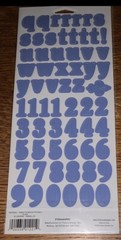 Lil Davis Designs ~Castaway Ocean Cardstock Alphabet Letters Scrapbook Stickers