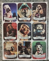 vintage 80s stickers lot Hallmark AGC stick ons 6 sheets raggedy ann swans dogs