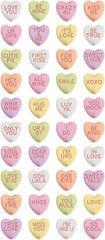 STP-0028E Heart Candies Puffy Stickers (3-Pack)