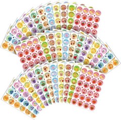 Scratch and Sniff Smelly Stickers 864 Pieces Food Fruit Scented Reward Stickers