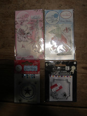 LOT OF 13 PACKS CLEAR SELF CLINGING STAMP SET NEW OLD STOCK
