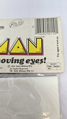 2 Pack-PAC-MAN Vintage 1982 Stick-Ons With Rolling Eyes Diamond Toymakers Bally