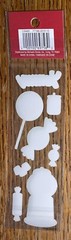 Kids By Recollections Puffy Lollipops Candy Bubble Gum Drops Scrapbook Stickers