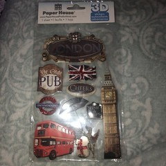 Paper House Jolees Recollections England London Scrapbook Stickers