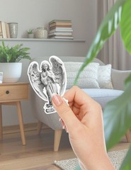 Angel Statue Die Cut Vinyl Stickers Set Scrapbooking Laptop Waterbottle