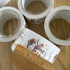 PSX Sticker Designs Sticker Rolls- Snowman Leaf Butterfly Stickers SET, Roll