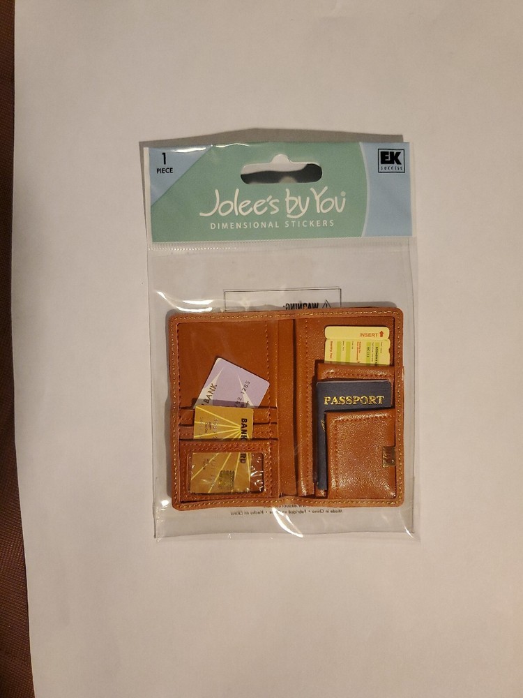 Passport Holder – Jolee’s By You Scrapbooking Sticker NIP