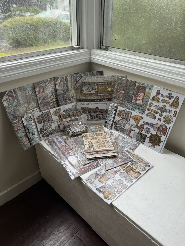 Entire Stamperia Lady Vagabond Lifestyle Scrapbooking Collection BRAND NEW