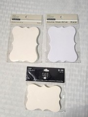 Recollections Tags, 3 x 4 inch Gift Tags – NEW, SEALED