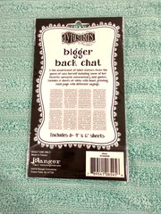 Dyan Revelry’s Dylusions Dyalog Bigger Back Chat Stickers 8 Sheets Scrapbooking