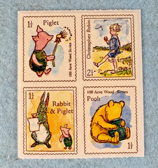 Classic Winnie the pooh stickers eeyore piglet kanga owl rabbit