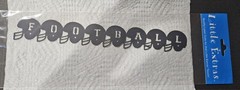 Little Extras Quality Laser Cuts of the word Football