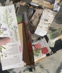 Unique Handmade Ephemera, Scrapbook,Junk Journal,tag,embellishment Mixed Media
