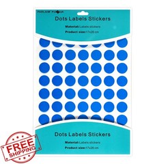 PARLAIM 1050 PCS 3/4 Inch Blue Dot Stickers