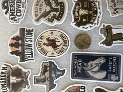 Cowboy Wild West Stickers (25)