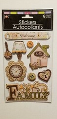 61 Scrapbook Stickers Lot family sports nature thanks Hopes Dreams cowboy 7pks