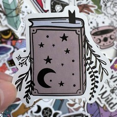 WITCH SPIRITUAL Stickers, 50pcs, Witchy, magic, potion, magic ball decal cute