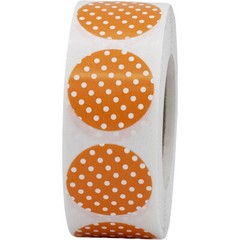 Circle Polka Dot Stickers | 0.75″ Inch Round | 500 Pack | Pick One Color