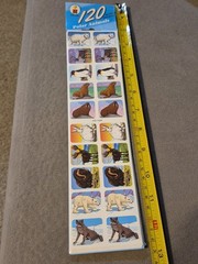 120 Polar Animal Stickers Cd-1520 Carson Dellosa Arctic Wildlife Zoo Animals