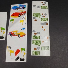 Vintage Mrs Grossmans Stickers Mixed Lot of 25 Flowers Cars Money Hearts Hawaii