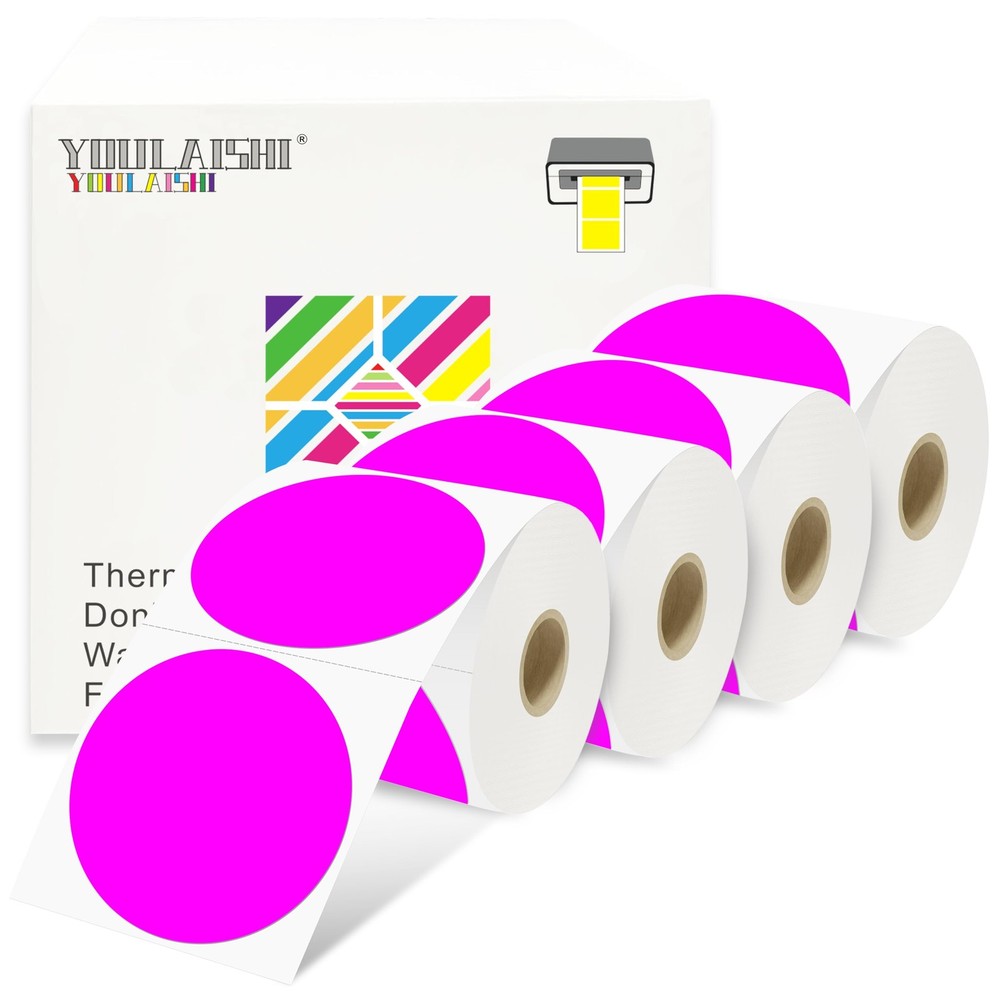 3 X 3 Inch Color Coding Dot Labels Circle Thermal Printable Waterproof Round …