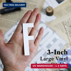 164 Large Alphabet Stickers, 8 Sheets 3 Inch Self-Adhesive Vinyl Letters Sticker