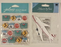Lot of 10 Travel Related Jolee’s Boutique Stickers!