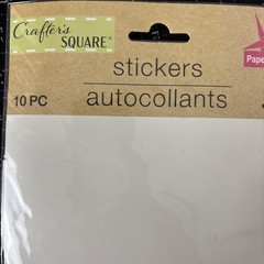 Crafter’s Square 3-D Dimensional Pop-Up Thankful Stickers Flowers Faithful Tools