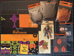 Recollections PARTIAL LOT Halloween BOO 12×12 Paper Sticker Die-Cut Doilies