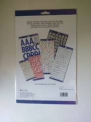 Sticko Alphabet Stickers-Black Futura Bold Large